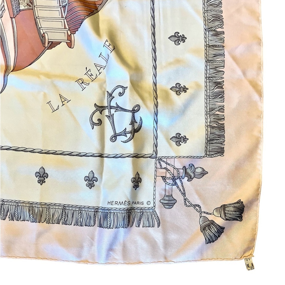 Vintage Hermes “La Reale” by Hugo Grygkar Scarf - Picture 2 of 3